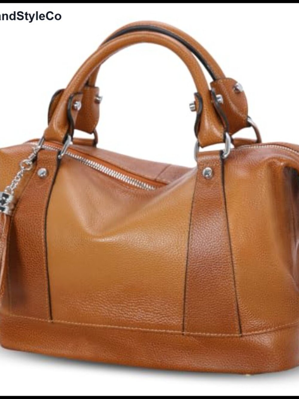Genuine Leather Satchel Handbag Crossbody Shoulder Bag Women